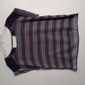 Papermoon Stitch Fix Geometric Womens Pullover Shirt Size MP